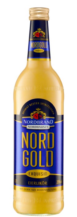 Das Foto zeigt die NN Nordgold Exquisit Flasche